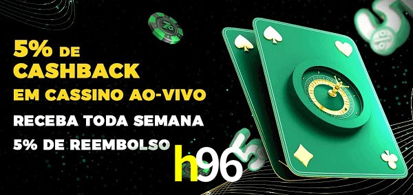 Promoções do cassino ao Vivo h96